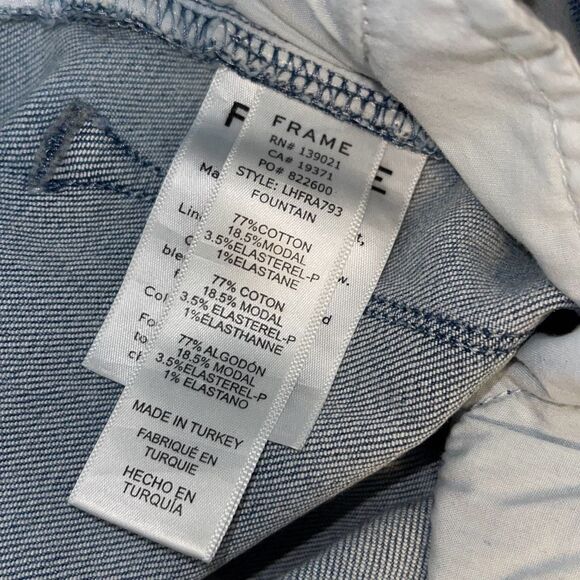 Frame Denim Blue Flare & Wide Leg Jeans - Picture 9 of 12